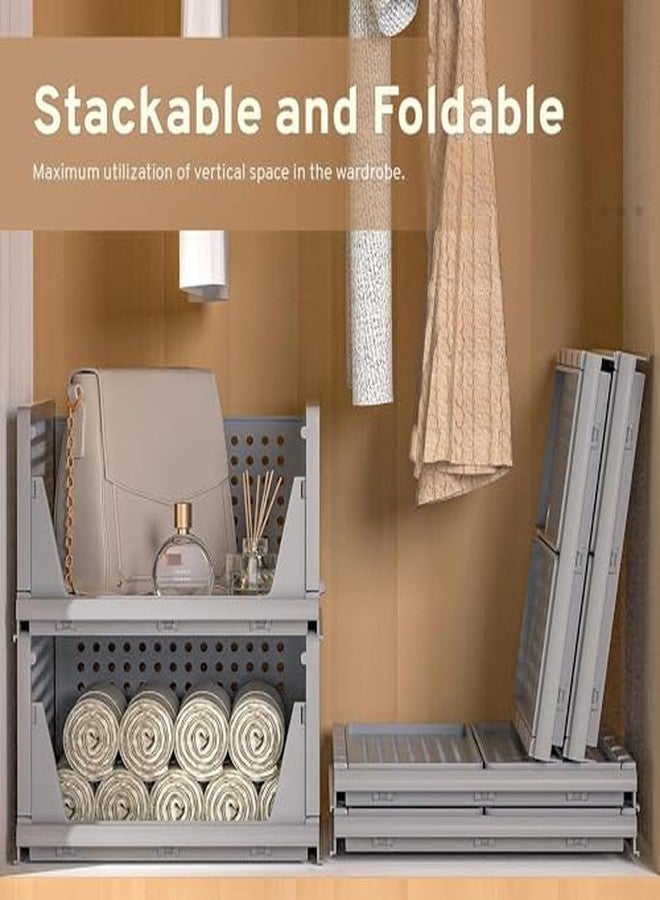 TEKCOOL منظم خزانة TEKCOOL (رمادي، 4 قطع) - Image 4